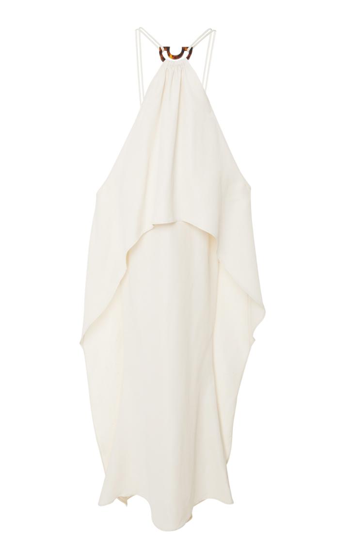 Cult Gaia Lou Lou Cocoon Silk Blend Gown