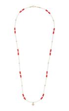 Aron Hirsch Surma 18k Gold, Diamond And Agate Necklace