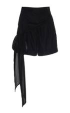 Hellessy Yves Bow Velvet Short