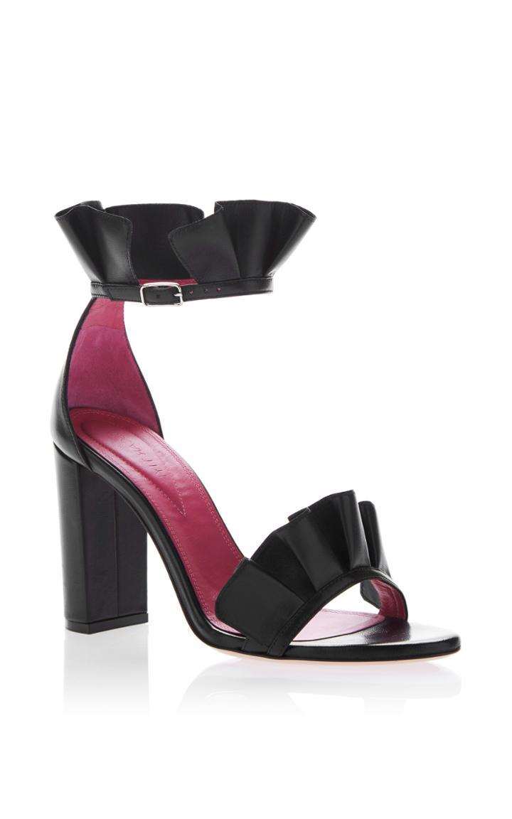 Oscar Tiye Antoinette Ruffle Sandal