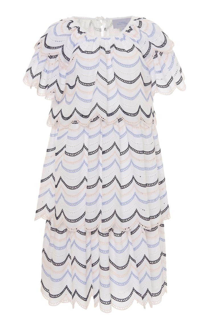 Moda Operandi Luisa Beccaria Tiered Cotton Dress Size: 38