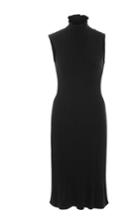 Sea Asymmetric Ribbed Knit Turtleneck