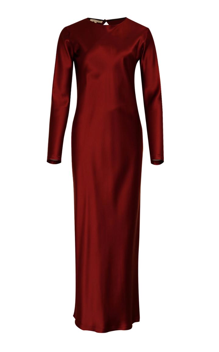 La Collection Jacqueline Silk-satin Maxi Dress