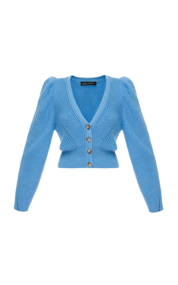 Moda Operandi Anna October Larisa Puffed-sleeve Knit Cardigan