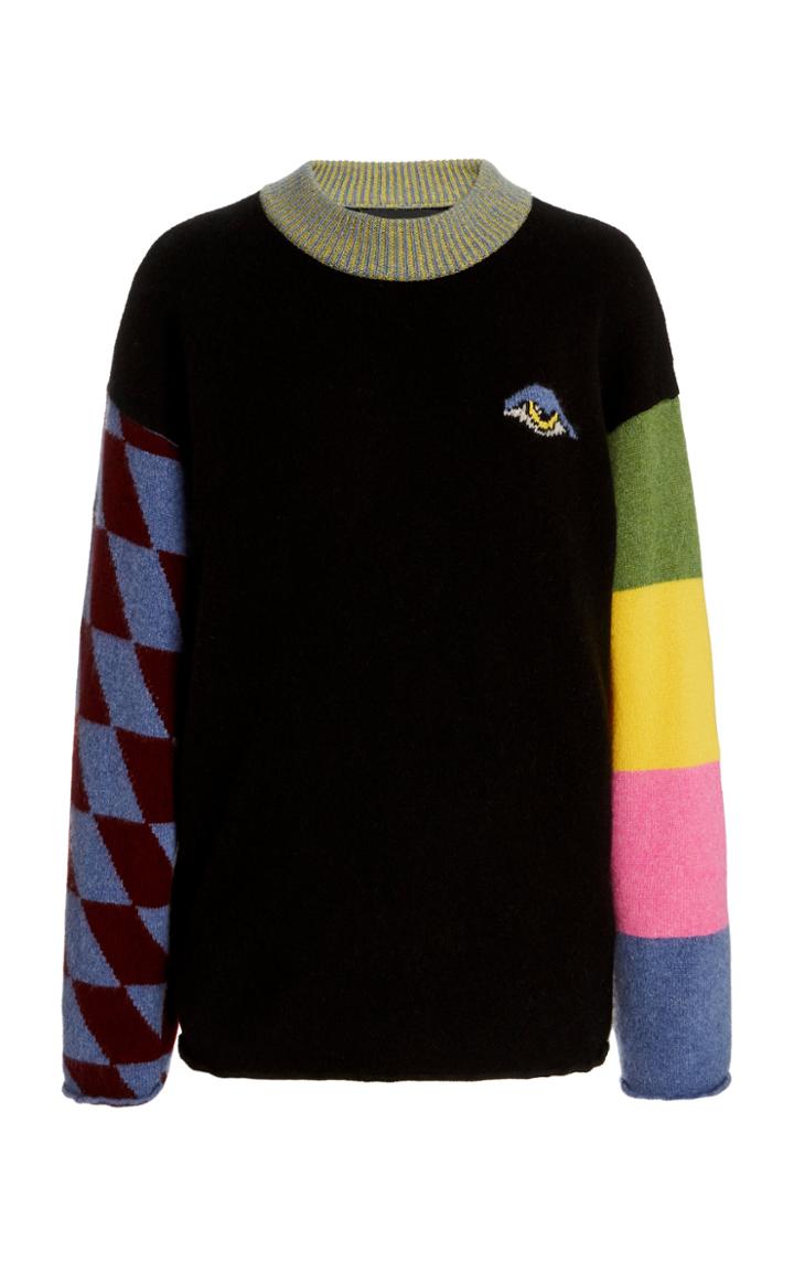 Moda Operandi The Elder Statesman Eye Yin Yang Cashmere Sweater