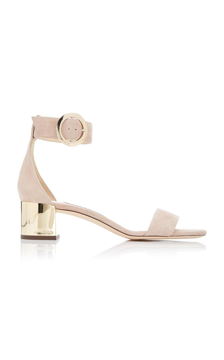 Jimmy Choo Jaimie Suede Sandals Size: 35