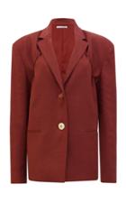 Moda Operandi Rejina Pyo Ashley Oversized Drawstring-detailed Linen-blend Blazer