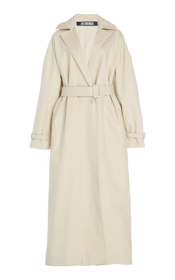 Jacquemus Le Manteau Arles Cotton-gabardine Trench Coat