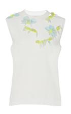 Delpozo Fil Coup Embroidered Top
