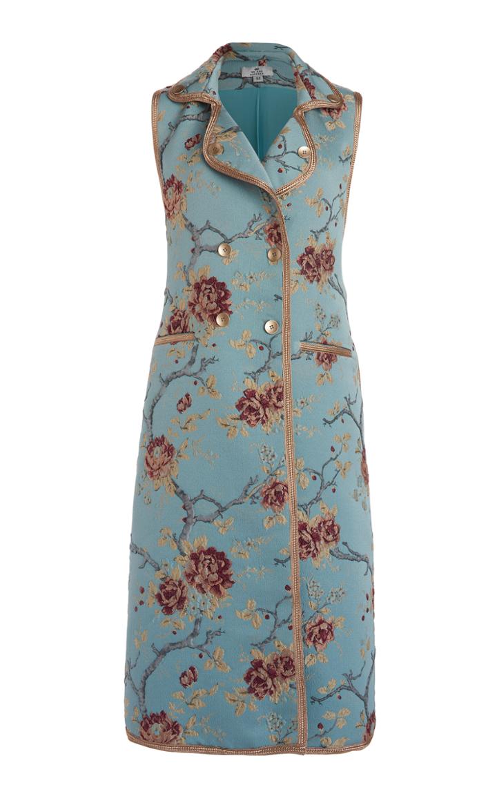 We Are Kindred Gabriella Double Breasted Brocade Vest