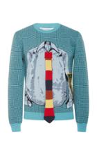 Jw Anderson Trompe L'oeil Graphic Wool Sweater