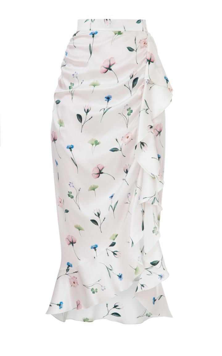 Elenareva Floral Midi Skirt