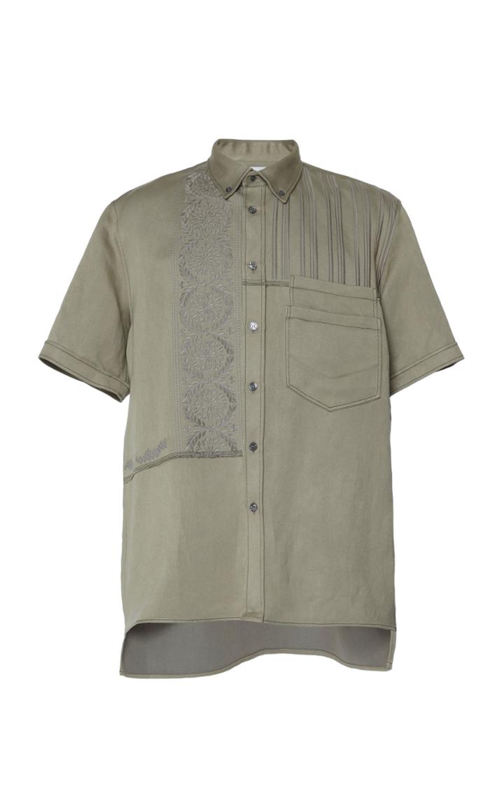 Rochas Embroidered Short Sleeve Shirt