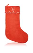 Julia B. Couture Linens Personalized Linen Christmas Stocking