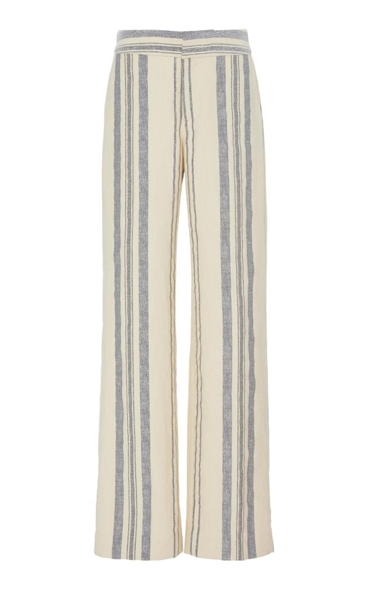Moda Operandi Monse Striped Straight-leg Cotton-blend Pants Size: 0