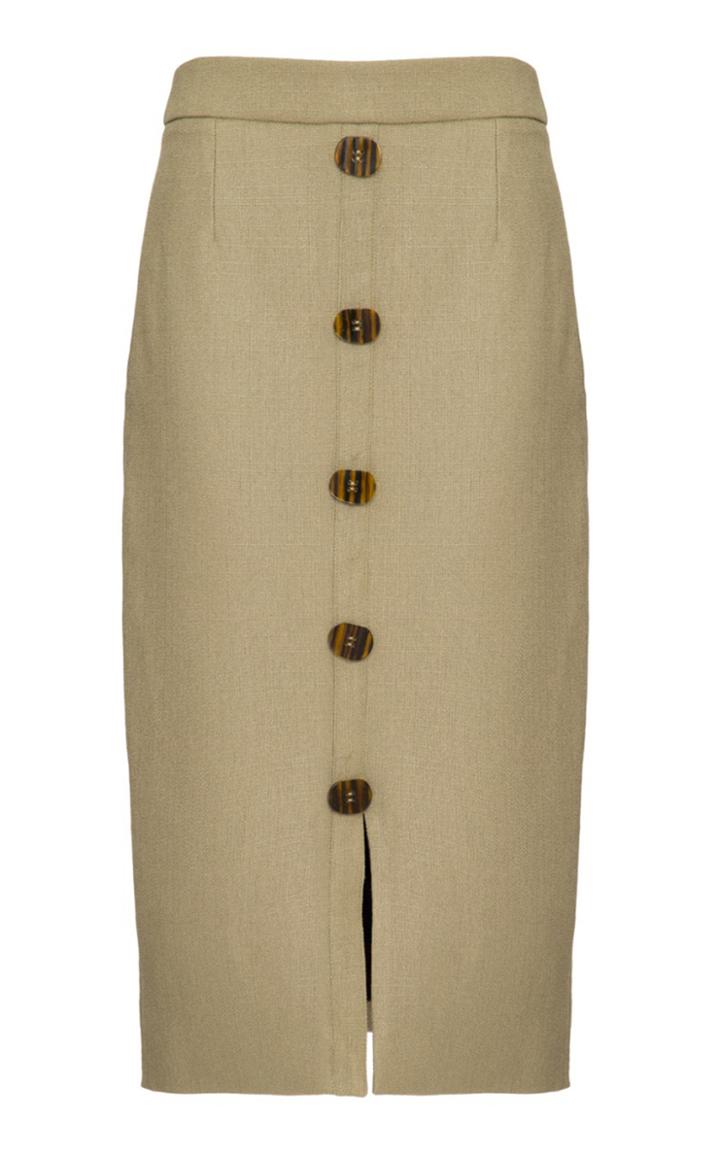 Moda Operandi Patbo Linen Pencil Skirt Size: 0