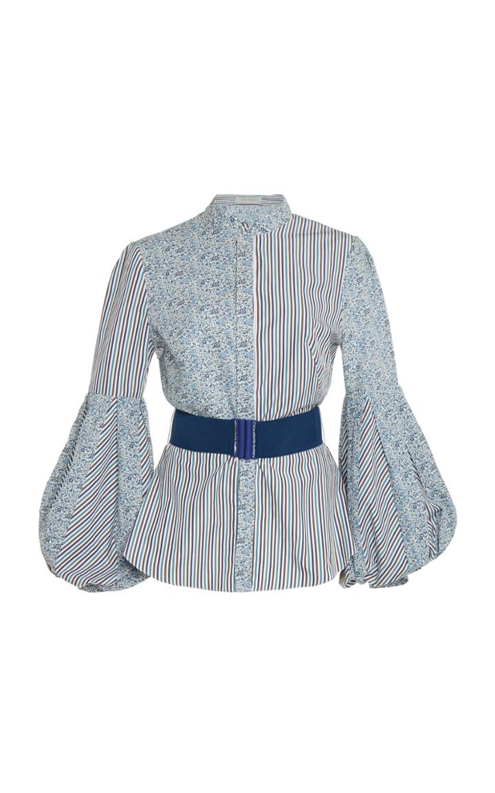 Moda Operandi Silvia Tcherassi Celestia Belted Cotton Blouse