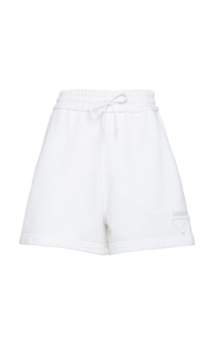 Moda Operandi Prada Fleece Drawstring Shorts