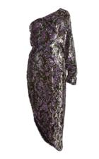 Ralph & Russo Two Tone Sequined Asymmetric Dress