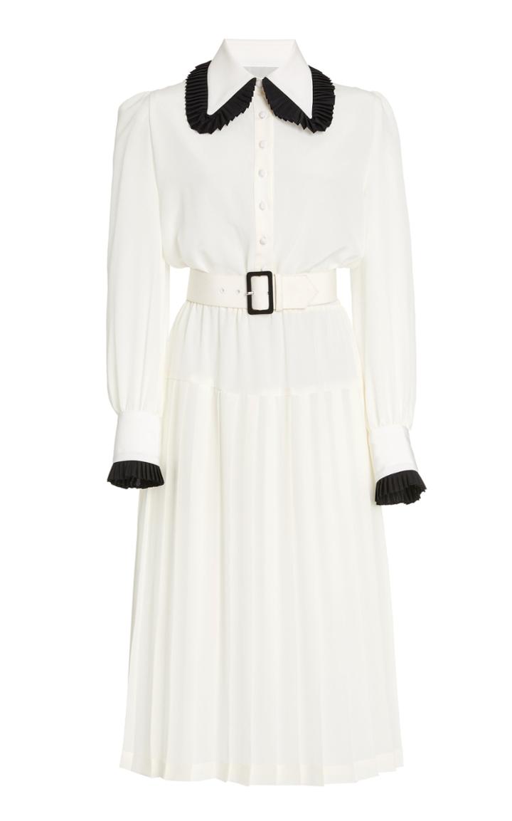 Moda Operandi Rodarte Belted Silk Dress