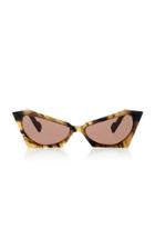 Pawaka Empatbellas Cat-eye Tortoiseshell Acetate Sunglasses