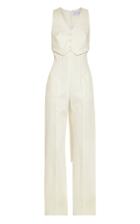 Aleksandre Akhalkatsishvili Slim Vest Cotton Jumpsuit
