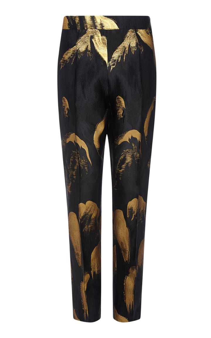 Safiyaa Elliana Metallic Tuxedo Pants