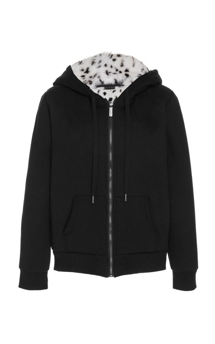 Pologeorgis The Fog Fur-lined Sweatshirt