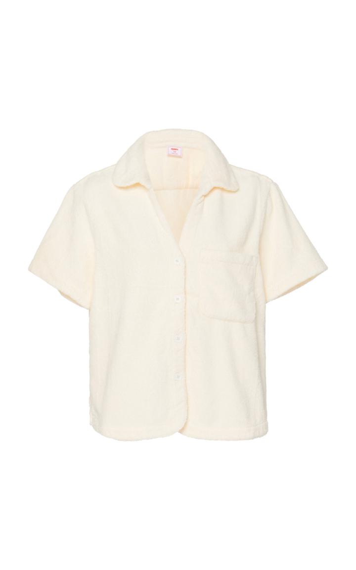 Terry Classic Cruise Cotton-terry Shirt Size: S/m