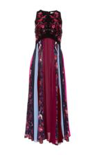 Tanya Taylor Hillary Floral Panel Dress