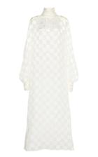 Moda Operandi Rowen Rose Drapped Raglan Sleeved Dvor Maxi Dress Size: 34
