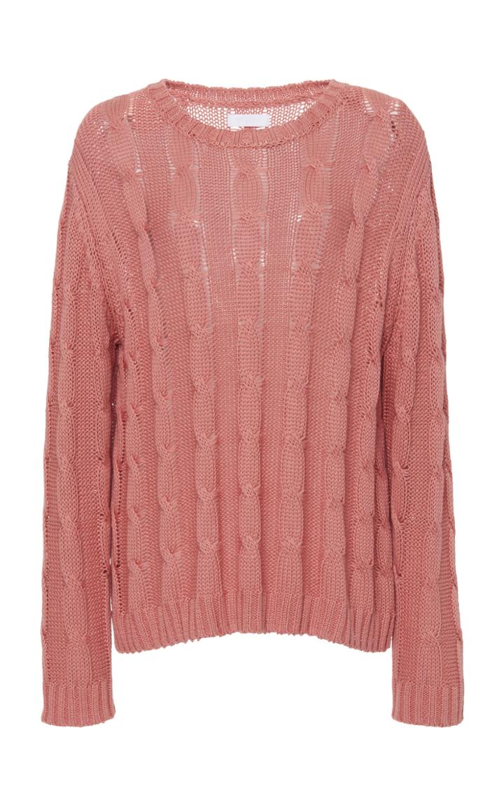 Moda Operandi Sablyn Cassidy Cable-knit Cotton-cashmere Blend Sweater Size: Xs