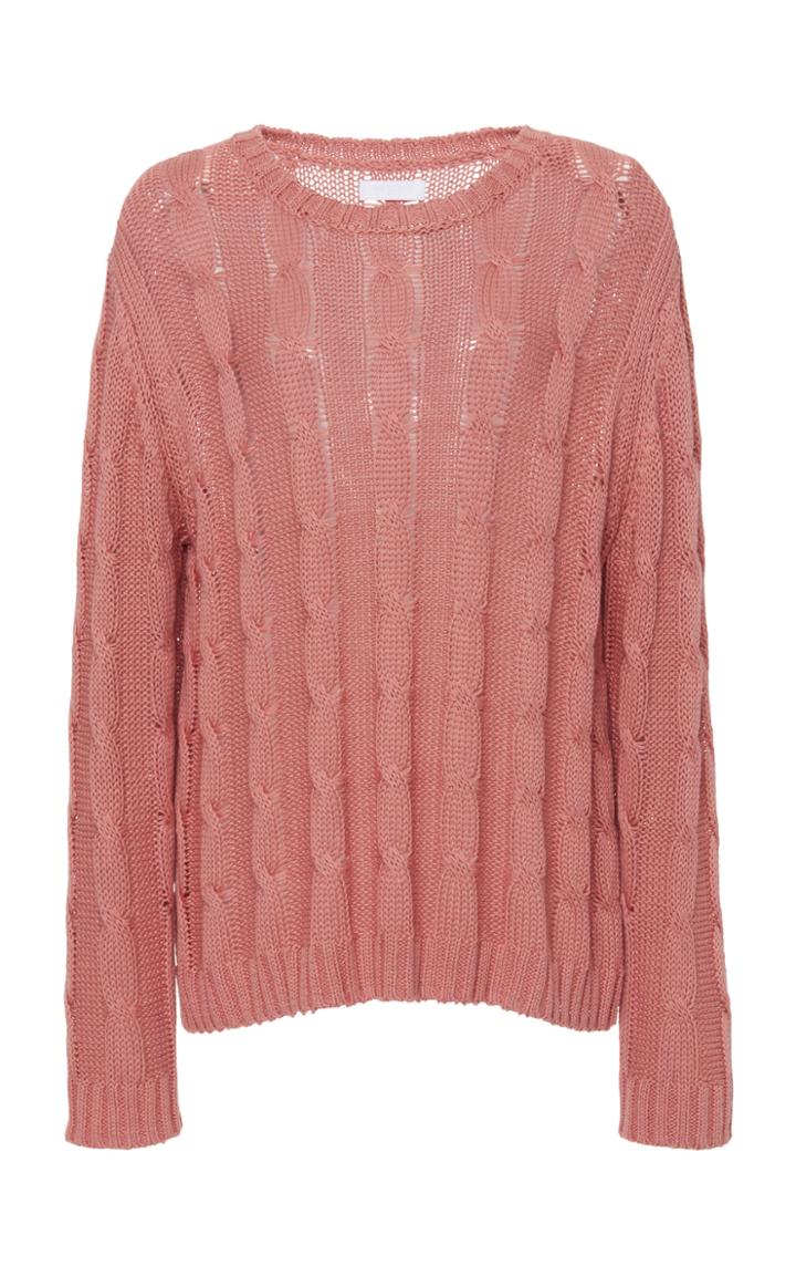 Moda Operandi Sablyn Cassidy Cable-knit Cotton-cashmere Blend Sweater Size: Xs