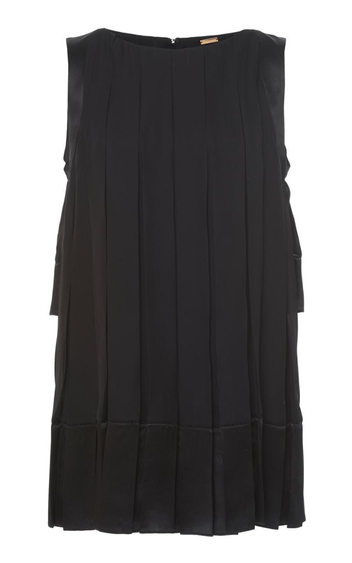 Adam Lippes Chiffon Pleated Tunic