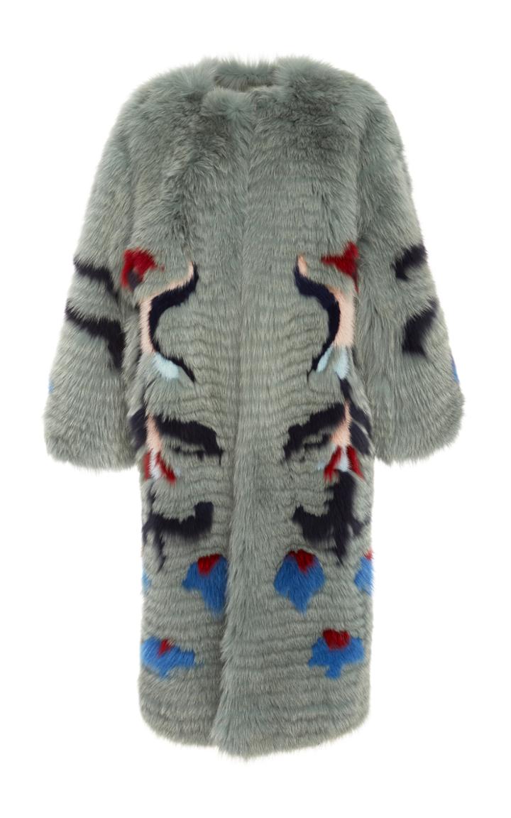 Alena Akhmadullina Arctic Fox Fur Coat