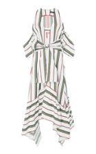 Echtego Valentina Multi Stripe Midi Dress
