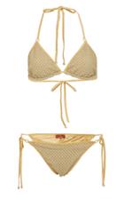 Missoni Mare Metallic String Triangle Bikini Set