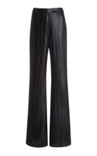 Moda Operandi Huishan Zhang Iman Satin Flared-leg Trousers