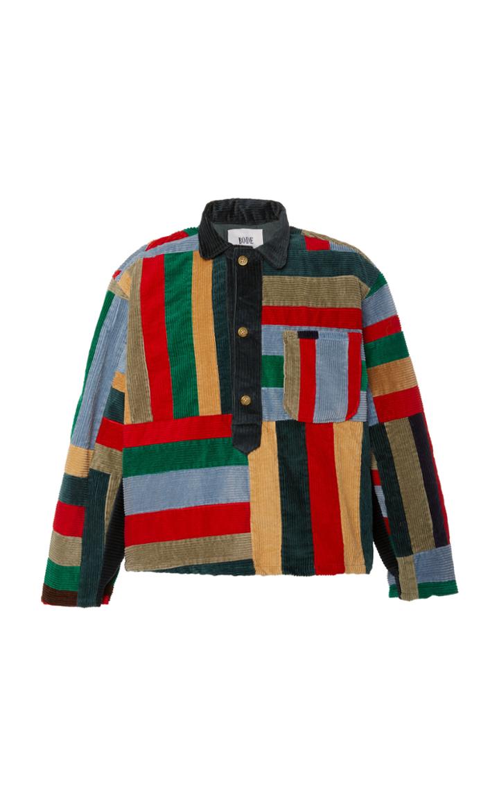 Bode Patchwork Cotton-corduroy Jacket
