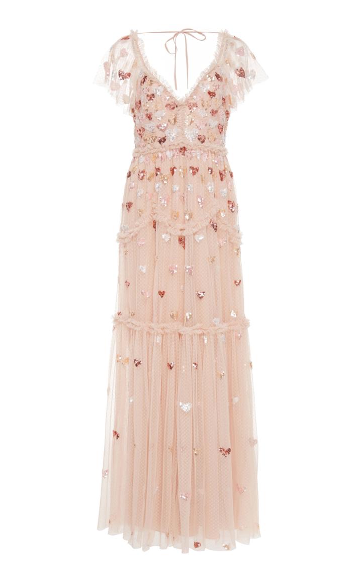 Needle & Thread Loveheart Sequin Tulle Gown
