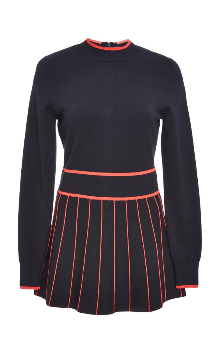 Lela Rose Long Sleeve Knit Top