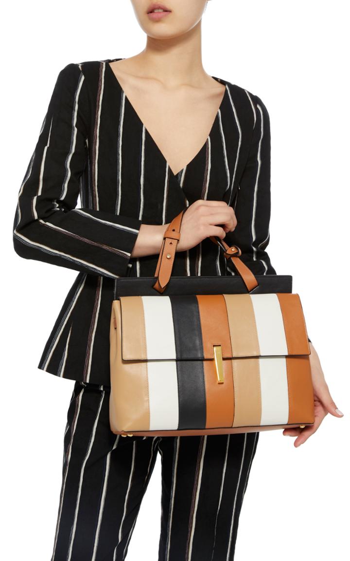 Hayward Striped Maggie Top Handle