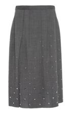 N21 Flavia Embroidered Pleated Skirt