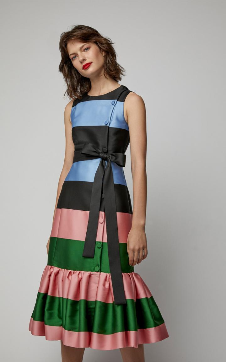 Carolina Herrera Sleeveless Ruffled Dress