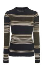 Proenza Schouler Striped Wool Top Size: Xs