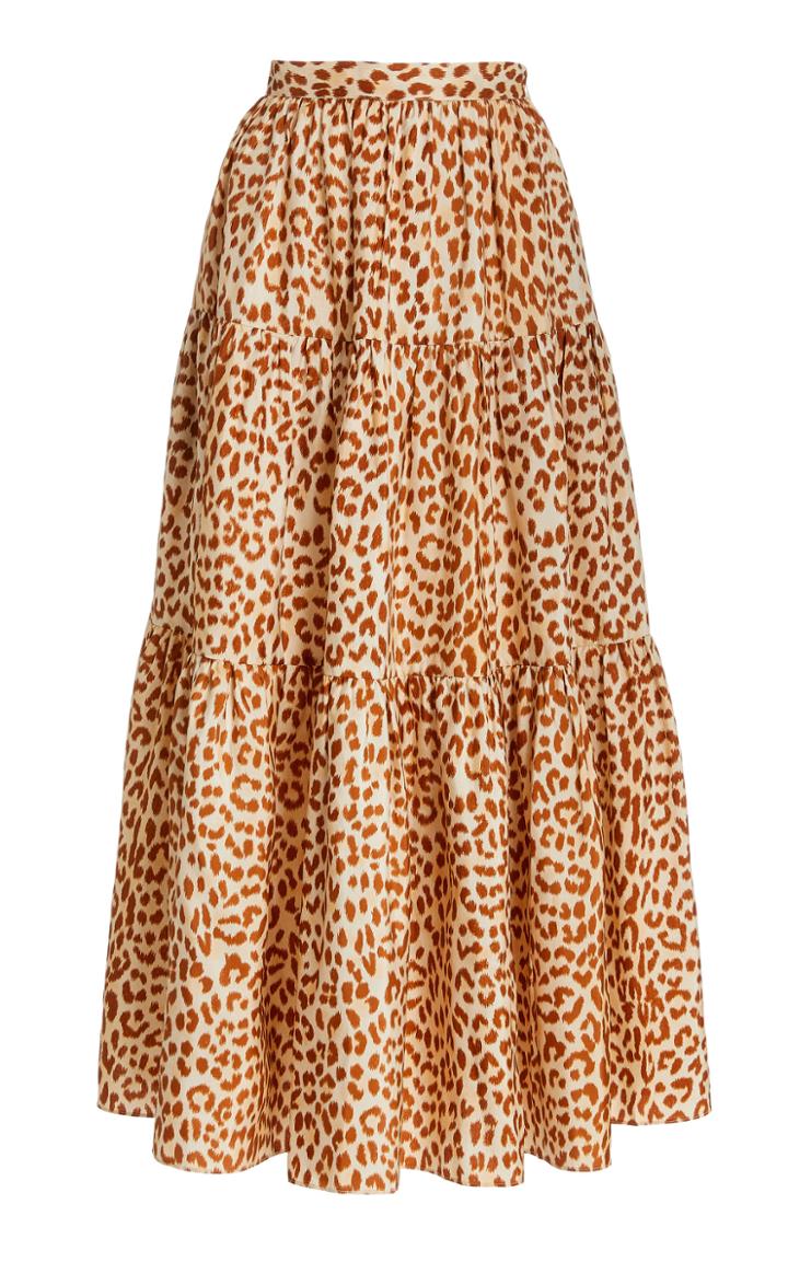 Moda Operandi Ulla Johnson Chantal Printed Crepe Skirt