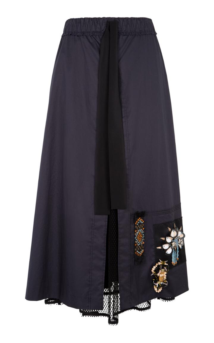 Dorothee Schumacher Effortless Modernity Embroidered Skirt
