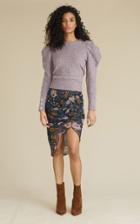 Moda Operandi Veronica Beard Hazel Ruffled Silk-blend Midi Skirt