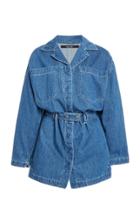 Ksubi Manifesto Belted Denim Mini Dress