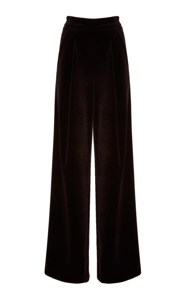 Bibhu Mohapatra Velvet Flared Trousers